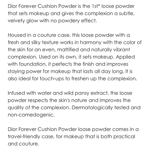 Dior Forever Cushion Powder Medium - Picture 4 of 11